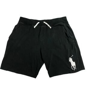 Polo Ralph Lauren Drawstring Big Pony Black Bermuda Shorts – Size Large